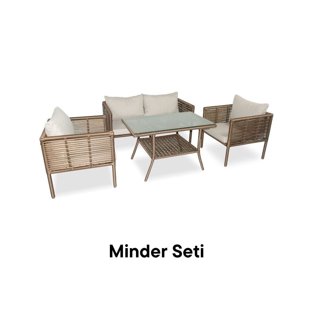 New York Takım Minder Yedeği - Bej Rengi