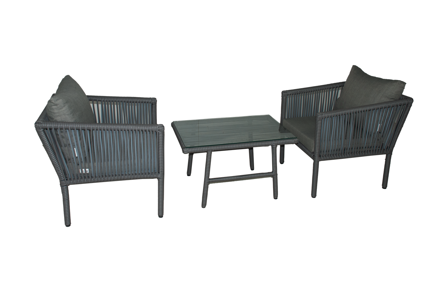 Berlin Bistro Oturma Takımı - Taş Gri