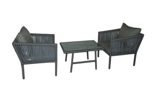 Berlin Bistro Oturma Takımı - Taş Gri