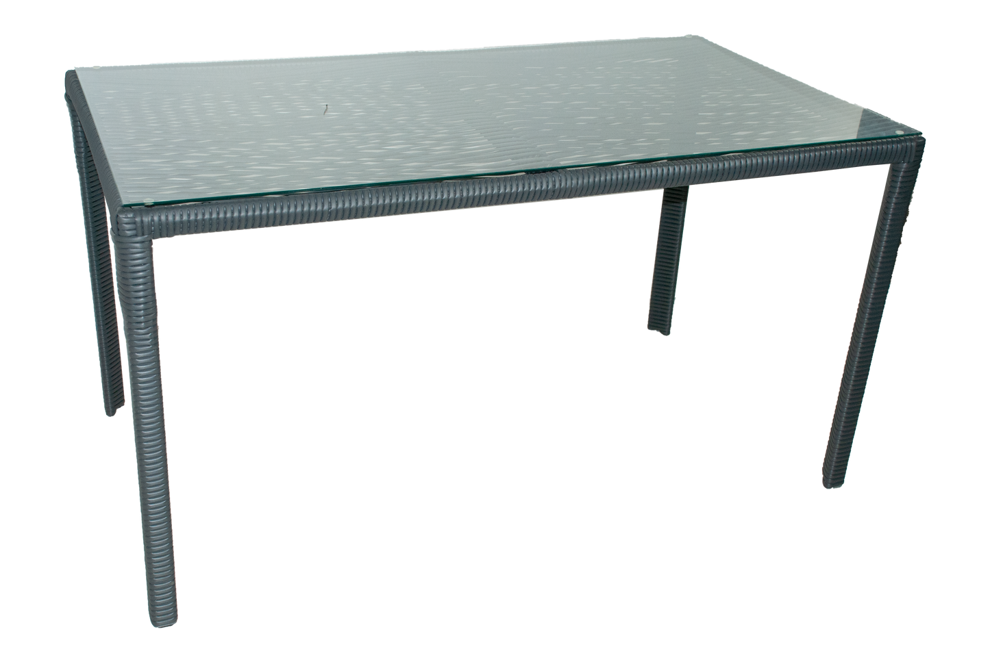 Vera 2+1+1 Rattan Bahçe Balkon Yemek Takımı - Taş Gri - VAVRATTAN