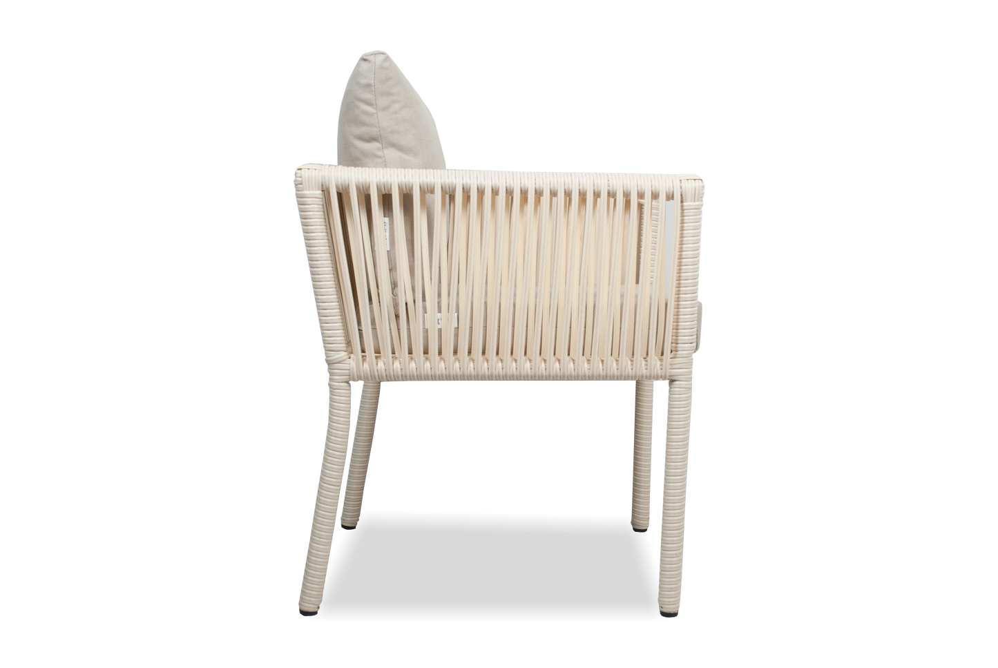 Vera 2+1+1 Rattan Bahçe Balkon Yemek Takımı - Kum - VAVRATTAN