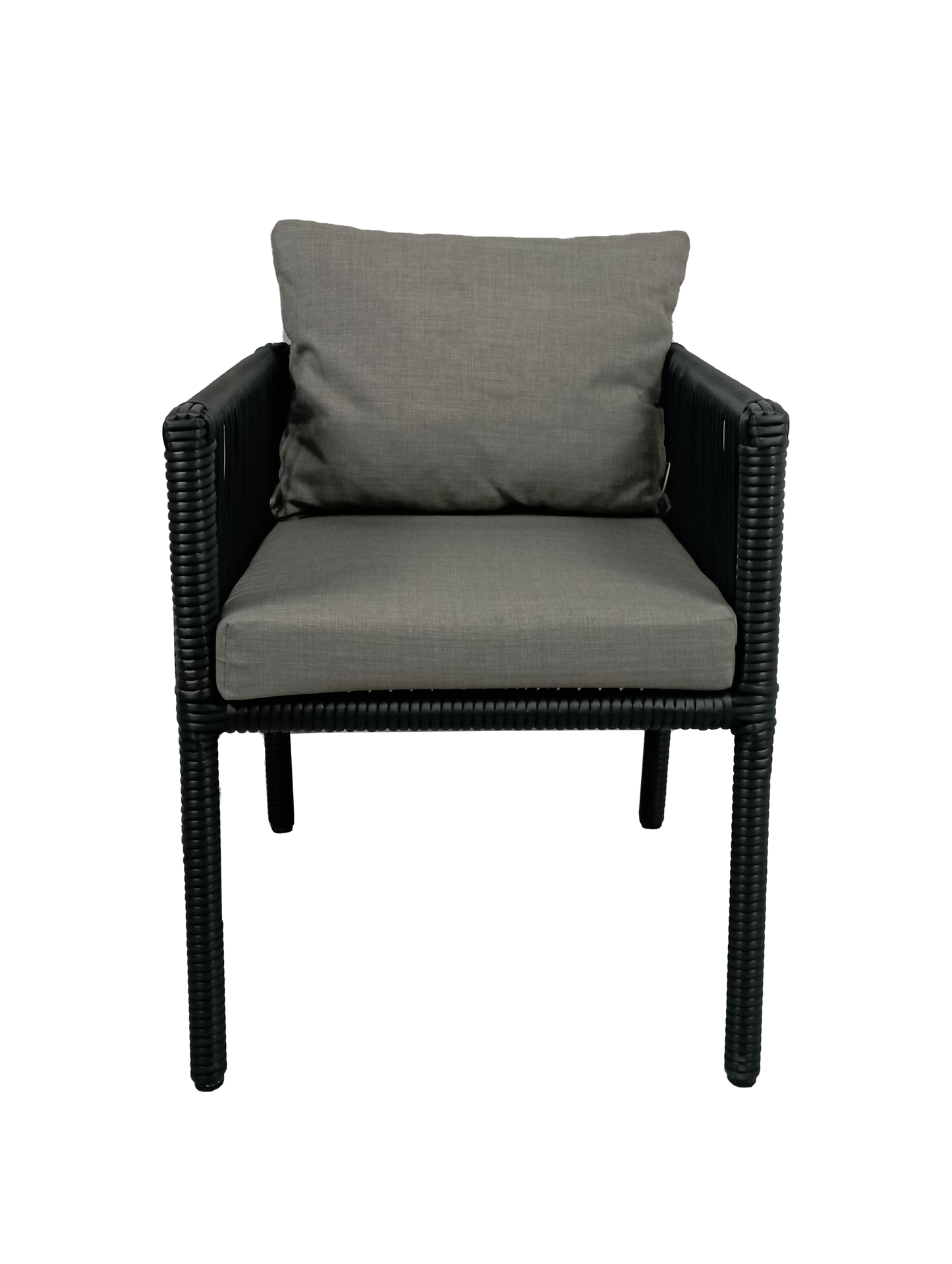 Vera 2+2+1+1 Rattan Bahçe Balkon Yemek Takımı - Taş Gri - VAVRATTAN