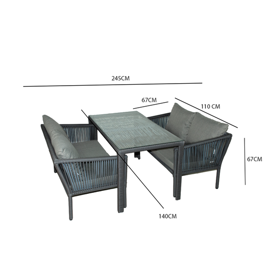 Berlin 2+2 Yemek Takımı VAVRATTAN